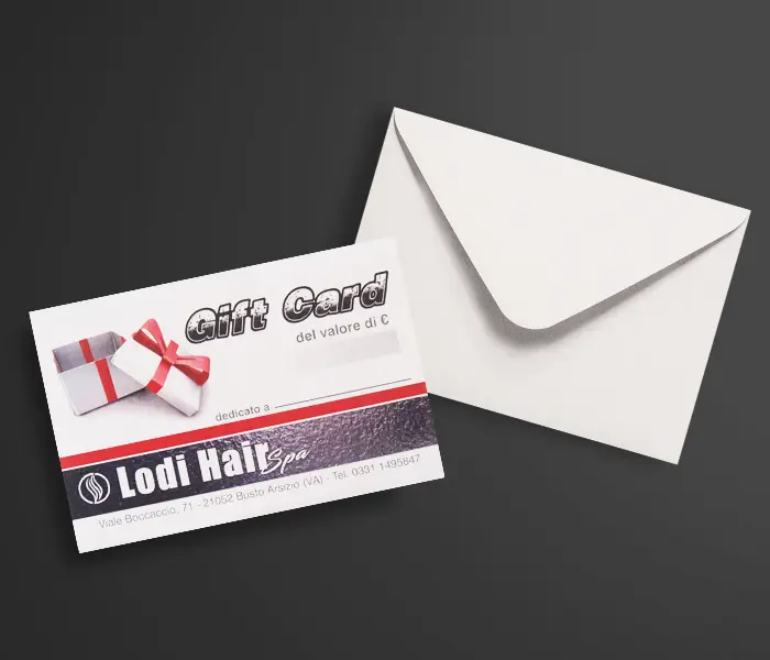 Gift Card - Lodi Hair SPA Busto Arsizio. Scopri il piacere di regalare stile e benessere con la nostra Gift Card.